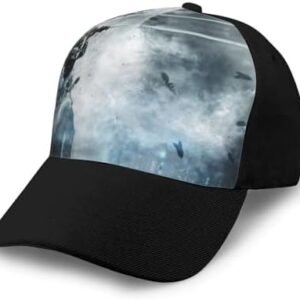 Final Japanese Games Fantasy Men’s Baseball Cap Adjustable Caps Unisex Dad Hat Trucker Cap Golf Hat Outdoor Hats for All Seasons Cool Athletic Baseball Hats Headwear Daily Hat for Going Out Black