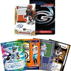 Cosmic Gaming Collections NFL Football Card Hits Mystery Pack | 5X Autograph, Jersey or Relic Cards Guaranteed | Unsorted & Unpicked