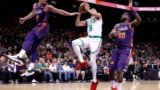 2023 NBA three points percentage leaders